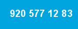 920 577 12 83 920 577 12 83